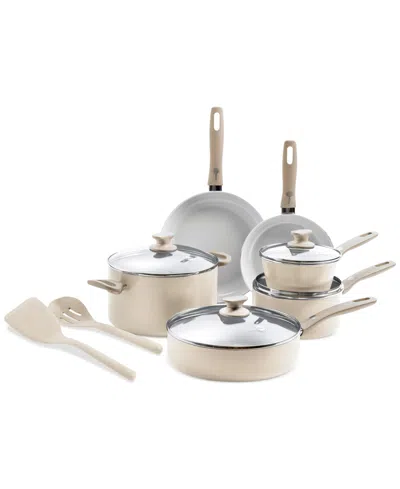 Greenpan Dover Ceramic Nonstick 12-piece Cookware Set In Brown