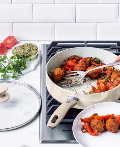 Greenpan Dover Ceramic Nonstick 12-piece Cookware Set In Brown