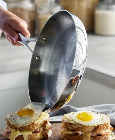 Greenpan Valencia Pro Stainless Steel Uncoated 10-pc. Cookware Set In Gray