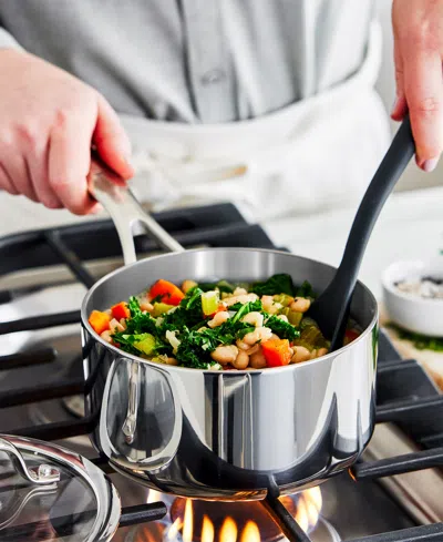 Greenpan Valencia Pro Stainless Steel Uncoated 10-pc. Cookware Set In Gray