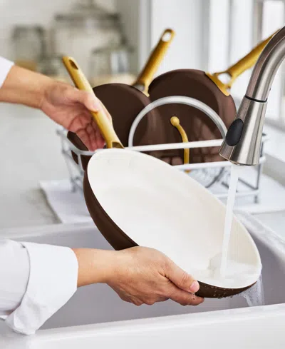 Greenpan Reserve 2-pc. Hard-anodized Nonstick Frypan Set In Brown