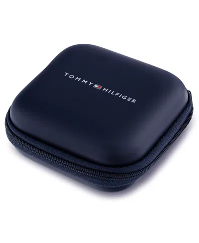 Tommy Hilfiger Bruce Necklace Gold In Burgundy