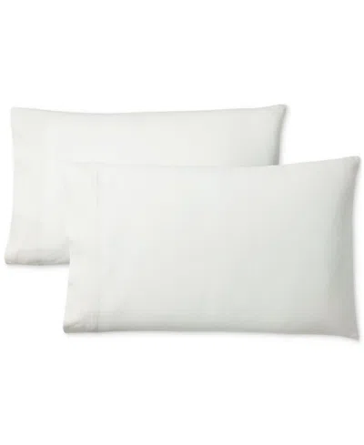 Ralph Lauren Kent Cotton-linen Pillowcase Set, Standard In Green