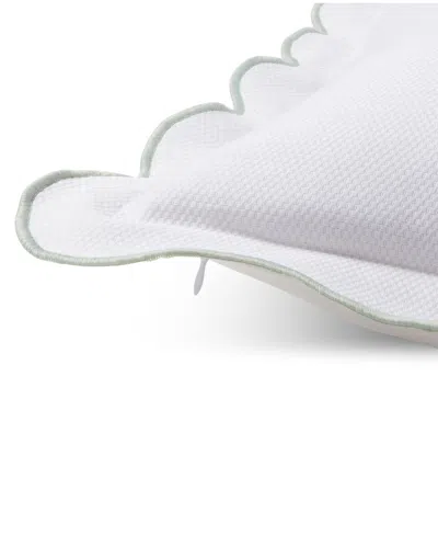 Ralph Lauren Pique Scallop Cotton Sham, Euro In Green