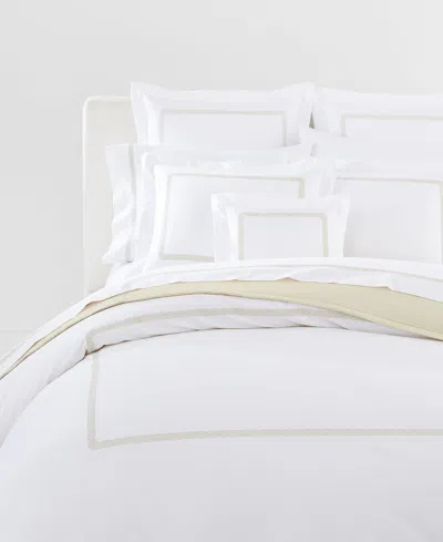 Ralph Lauren Spencer Cable Embroidery Decorative Pillow, 12" X 16" In Brown