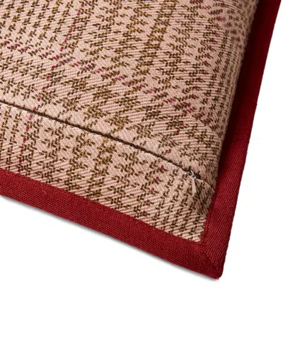 Ralph Lauren Hallie Checked Decorative Pillow, 18" X 18" In Multi