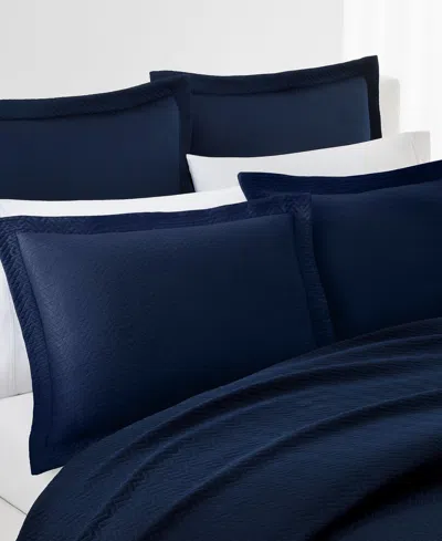 Ralph Lauren Kaia Matelasse Sham, Standard In Blue