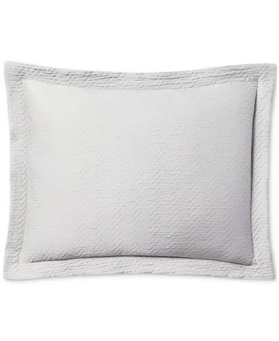 Ralph Lauren Kaia Matelasse Sham, King In Gray