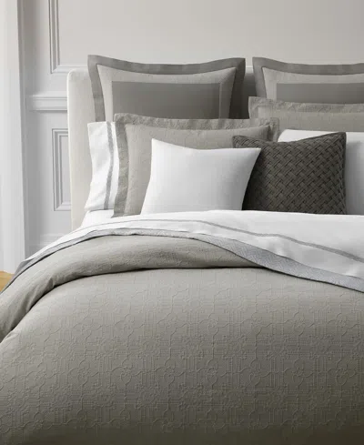 Ralph Lauren Sascha Textured Medallion Comforter Set, King In Gray