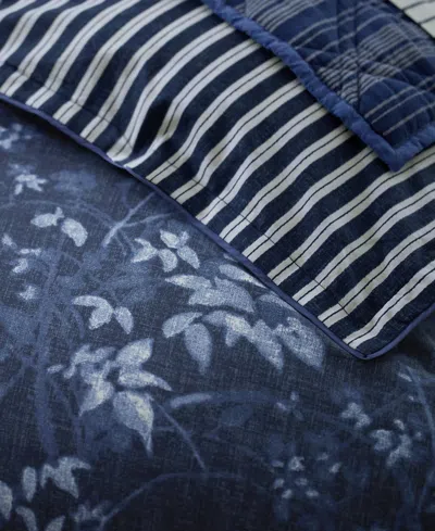 Ralph Lauren Caterina 3-pc. Comforter Set, Full/queen In Blue