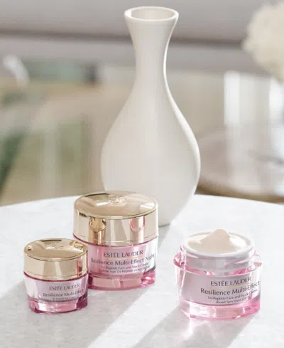 Estée Lauder Resilience Multi-effect Night Tri-peptide Face And Neck Creme 2.5 Oz. In Transparent