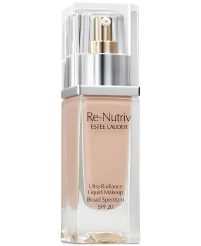 Estée Lauder Re-nutriv Ultra Radiance Liquid Foundation Spf 20 In Transparent