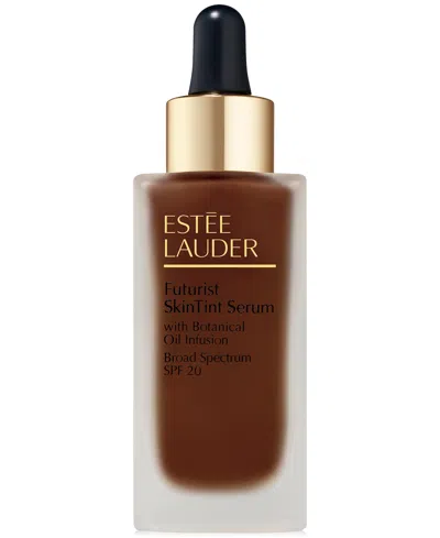 Estée Lauder Futurist Skin Tint Serum Foundation Spf 20 With Glycerin 7w2 Rich Spice 1 oz In Brown