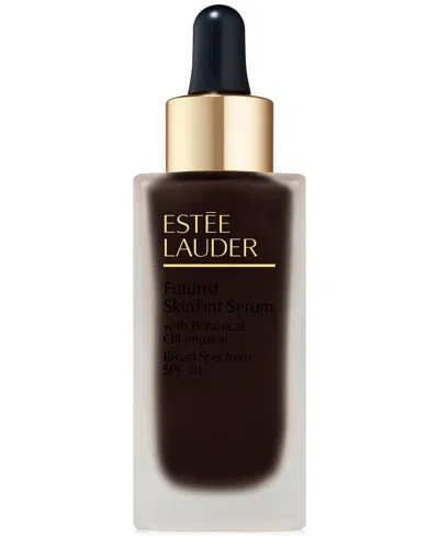 Estée Lauder Futurist Skin Tint Serum Foundation Spf 20 With Glycerin 9n1 Ebony 1 oz In Black