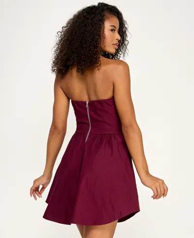 Katia Rae Juniors' Sweetheart Fit & Flare Mini Dress, Created For Macy's In Multi