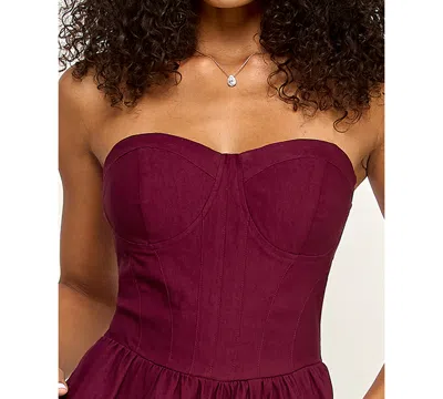 Katia Rae Juniors' Sweetheart Fit & Flare Mini Dress, Created For Macy's In Multi