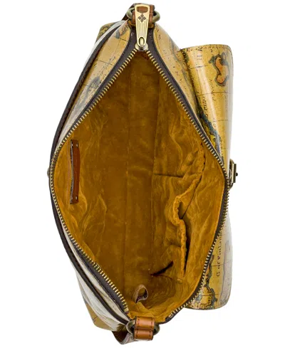 Patricia Nash Kirby East West Leather Crossbody, Created For Macy's In Yellow