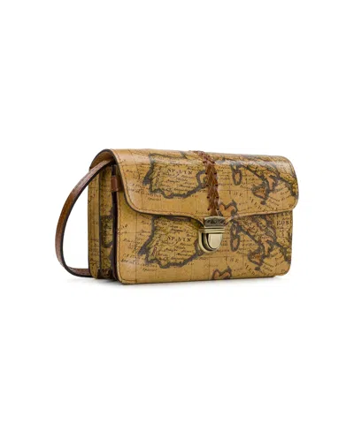 Patricia Nash Bianco Crossbody Organizer In Brown