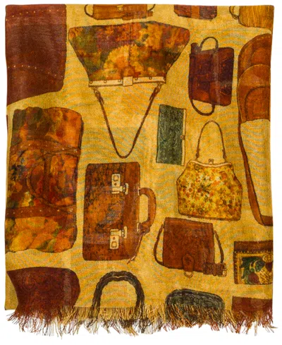 Patricia Nash Vintage Print Scarf In Yellow