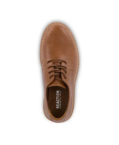 Kenneth Cole Reaction Kenneth Cole New York Little And Big Boys Pace Smart Casual Dress Shoe In Brown