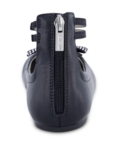 Kenneth Cole New York Little And Big Girls Daisy Luv Ballet Flat Shoes In Black