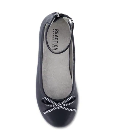 Kenneth Cole New York Little And Big Girls Daisy Luv Ballet Flat Shoes In Black