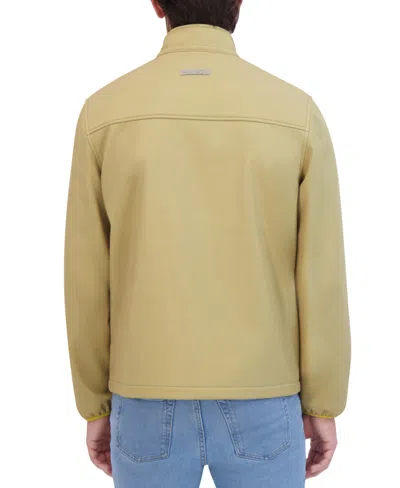 Hudson Men's Soft Shell Utility Jacket In Brown