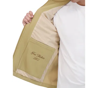 Hudson Men's Soft Shell Utility Jacket In Brown