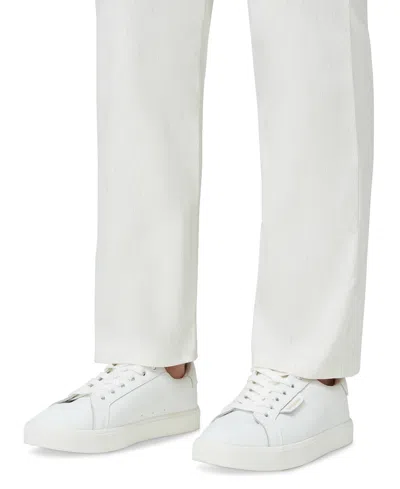 Hue Women's High-rise Straight-leg Pull-on Pants In White