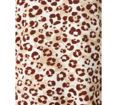 Hue Women's Waffle Fleece Pajama Set In White