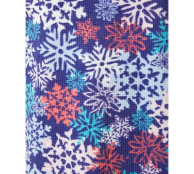 Hue Women's Waffle Fleece Pajama Set In Blue