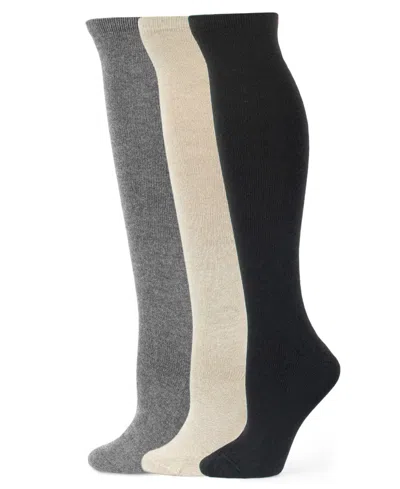 Hue Women's 3-pack Over-the-knee Boot Socks In Multi