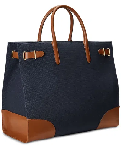 Ralph Lauren Canvas Extra-large Devyn Tote Bag In Multi