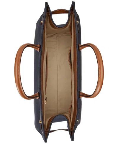 Ralph Lauren Canvas Extra-large Devyn Tote Bag In Multi