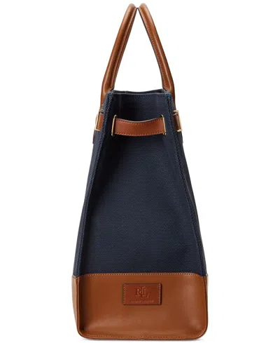 Ralph Lauren Canvas Extra-large Devyn Tote Bag In Multi