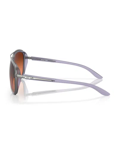 Oakley Split Time Sunglasses In Matte Trans Lilac
