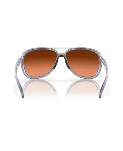 Oakley Split Time Sunglasses In Matte Trans Lilac