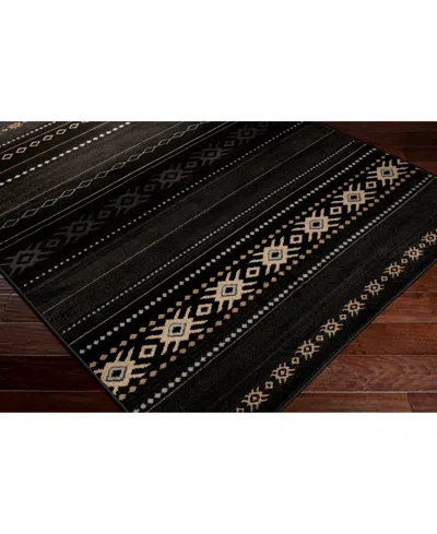Livabliss Paramount Par-1047 6'7" X 9'6" Area Rug In Black