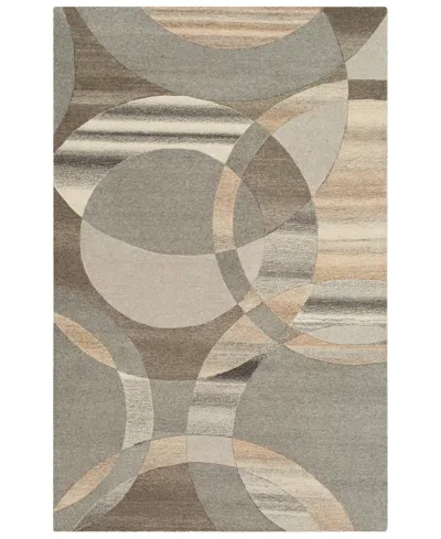 Livabliss Forum Fm-7210 Dark Brown 2' X 3' Area Rug In Brown