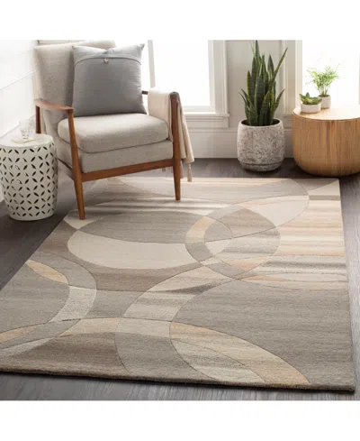Livabliss Forum Fm-7210 Dark Brown 2' X 3' Area Rug In Brown