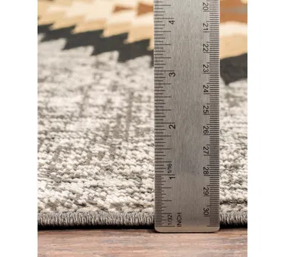 Livabliss Paramount Par-1094 5'3" X 7'9" Area Rug In Gray
