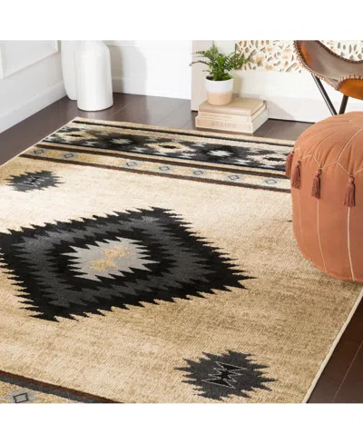 Livabliss Rugs Paramount Par-1096 1'10" X 2'11" Area Rug In Black