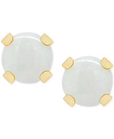 Macy's Rhodolite Garnet Stud Earrings (1/4 Ct. T.w.) In 14k White Or Yellow Gold (also In Citrine, Sky Blue In Gold