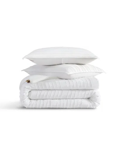 Ugg Devon Textured 3-pc. Comforter Set, King In White