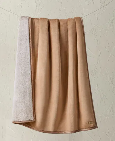Ugg Salt Creek Reversible Throw, 50" X 70" In Brown