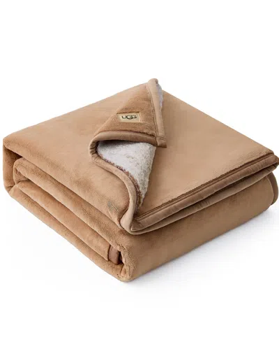 Ugg Salt Creek Reversible Throw, 50" X 70" In Brown