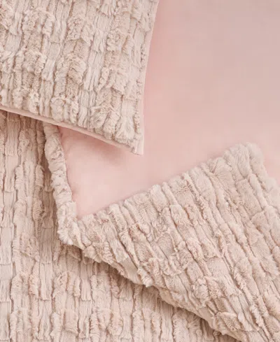 Ugg Denai Faux Fur Reversible 3-pc. Comforter Set, Full/queen In Pink