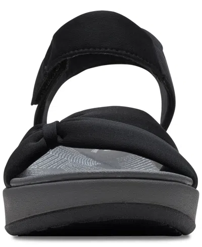 Clarks Women's Clouldsteppers Arla Shore Strappy Sport Sandals In Black