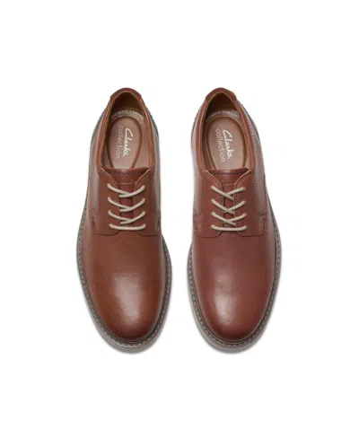 Clarks Radcliff Low In Brown Leather In Brown