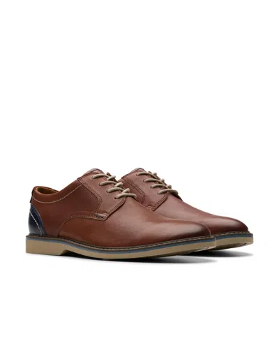Clarks Radcliff Low In Brown Leather In Brown
